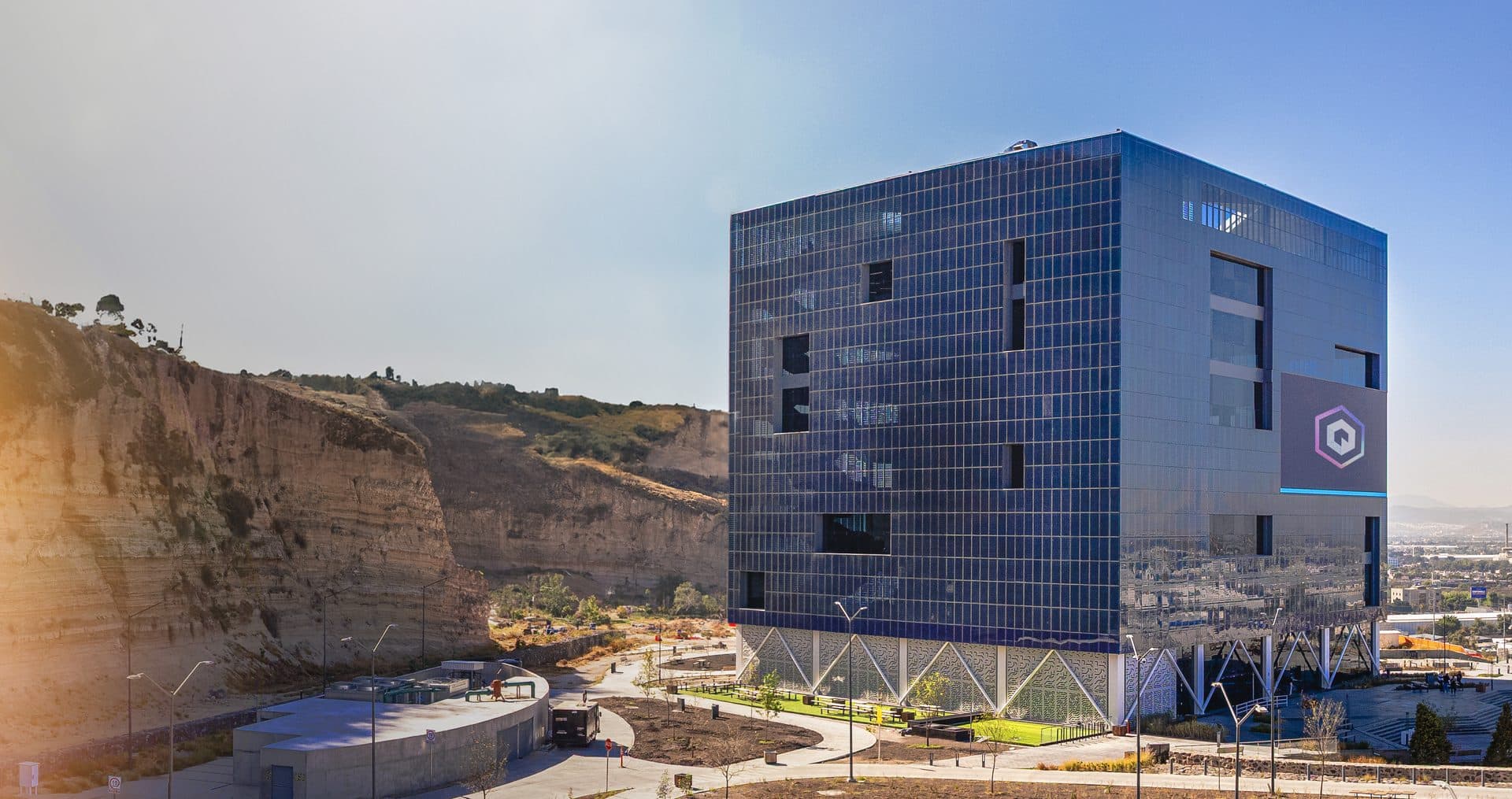 BLOQUE, Centro de Innovación, Tecnología y Creatividad del Municipio de Querétaro — vista aérea